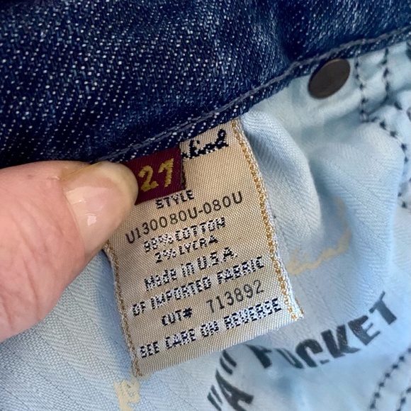 7 for All Mankind size 27 "A" pocket - Picture 5 of 8